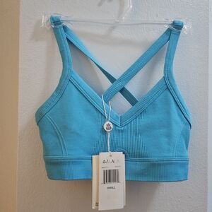 Alala Women's Blue Sports Bra. Small